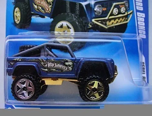 Miniatura 2 de HOT WHEELS 2009 REBEL RIDES BLUE CUSTOM FORD BRONCO 5/10