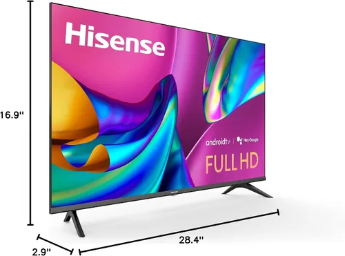 Miniatura 12 de Hisense Televisor inteligente Android de 32 pulgadas FHD 1080p de la serie A4 con DTS Virtual X, modos de juego y deportes, Chromecast integrado