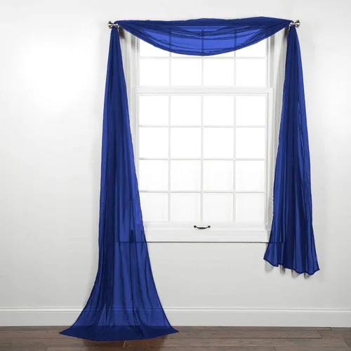 Miniatura 8 de Pañuelo Luxury Discount semitransparente para ventana, de color liso