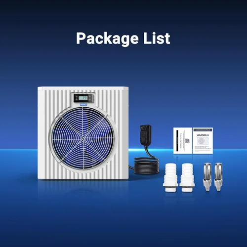 Miniatura 9 de H5PRO Air-Source Pool Heat Pump 16,000BTU 4,000 Gal High Efficiency COP6.0 Energy Save 50% Above Smart WiFi Control 110V