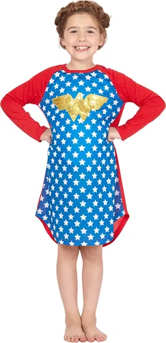 Miniatura 2 de Wonder Woman DC Comics Logo Ragalan - Camisón de pijama, Rojo
