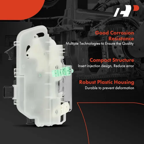 Miniatura 5 de A-Premium Actuador de bloqueo de puerta lateral del pasajero delantero derecho compatible con Ford F-150 2009-2014, sin cerraduras eléctricas