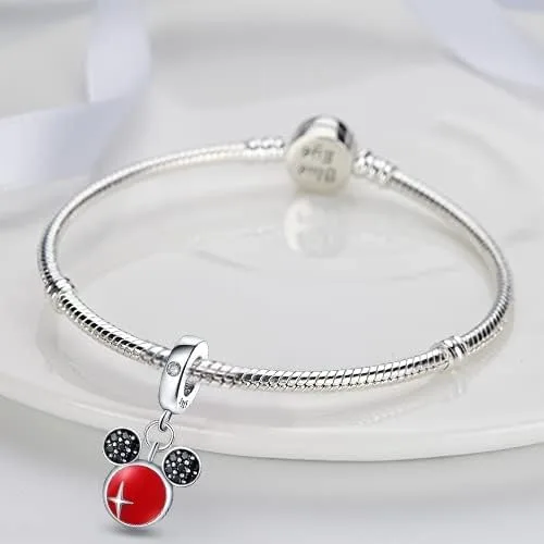 Miniatura 2 de HappyStar Abalorios para pulseras y collares, joyas europeas, plata de ley 925, cuentas colgantes para mujeres y niñas, regalos