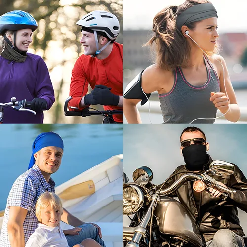 Miniatura 4 de Bufanda transpirable para el cuello, máscara facial para hombres y mujeres, senderismo, ciclismo, deportes, pesca, protección solar UV bandana