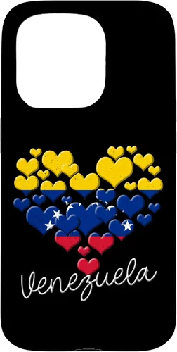 Miniatura 14 de Funda para iPhone 17 con diseño de corazón hispano con bandera venezolana con orgullo de Venezuela