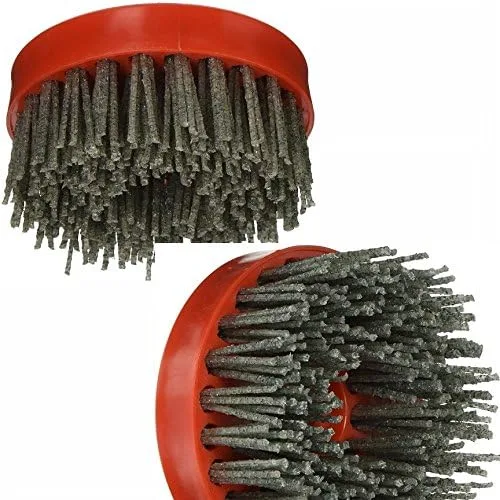 Cepillo anticuario de carburo de silicio de diamante de 4 pulgadas Grt 36 Grit 80 Grit 500 Grit con 5/8-11 Rosca Caracol Cerradura para granito