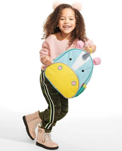 Miniatura 4 de Skip Hop - Mochila para preescolar, colección Zoo, para niños pequeños de 3 a 4 años, diseño de unicornio