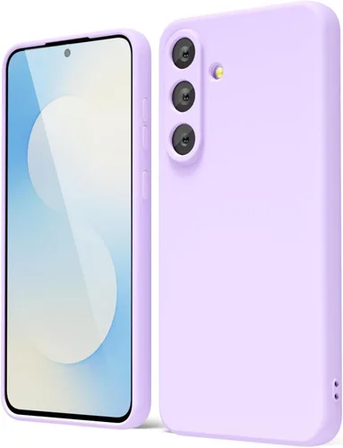 Miniatura 374 de oakxco Funda para teléfono Samsung Galaxy S21 Ultra con agarre de silicona líquida, bonita funda delgada y delgada de goma suave de TPU lisa