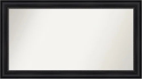 Miniatura 391 de Amanti Art Espejo personalizado, espejo de baño negro Astor, espejo de pared o espejo de tocador de baño sobre el fregadero (25 x 25 pulgadas)