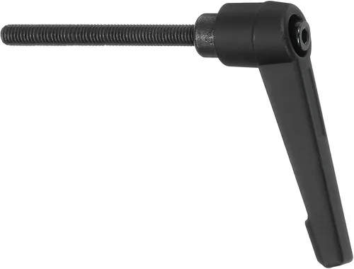 Miniatura 33 de uxcell Perillas ajustables M5 x 0.472 in, mango de rosca macho, botón de trinquete de liberación rápida, perno giratorio para maquinaria de torno