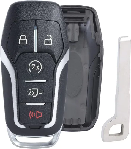Miniatura 9 de Keymall Funda para llavero remoto para Ford Edge/Explorer/Fusion/Mustang para Lincoln MKC/MKX (ID de FCC: M3N-A2C31243300 Nro. de pieza: 164-R8108)