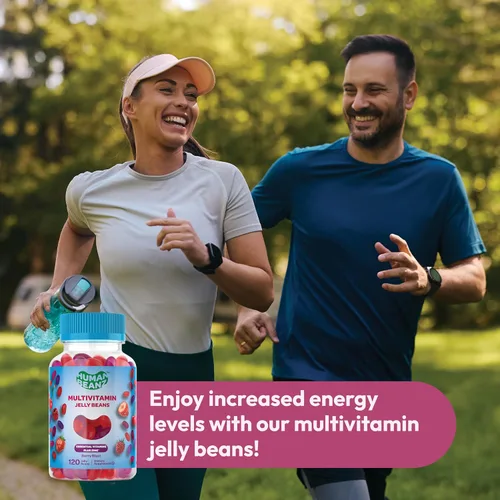 Miniatura 5 de Human Beanz Gomitas multivitamínicas con zinc para hombres y mujeres, suplementos dietéticos de apoyo inmunológico para adultos, vegetarianos, 120