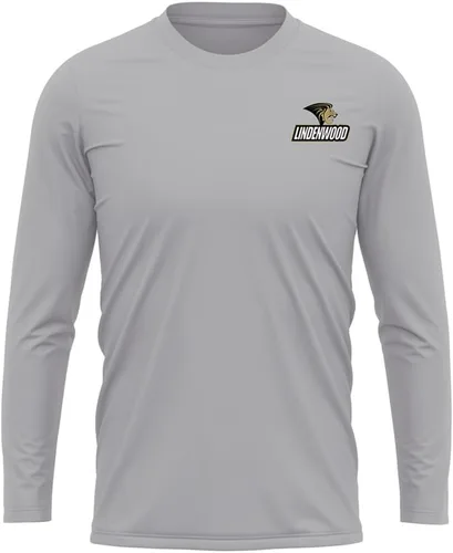 Miniatura 16 de Camisa deportiva de manga larga oficial de la NCAA Collegiate para hombre, con logotipo en el pecho izquierdo, colección Athletic Heather