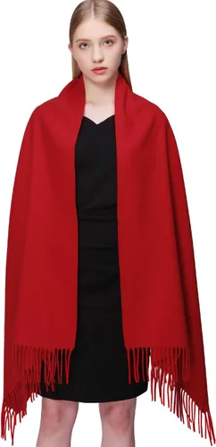 Miniatura 8 de RIIQIICHY Bufanda 100% de lana, chales y envolturas de pashmina para mujer, cachemira cálida para invierno, bufandas suaves más gruesas