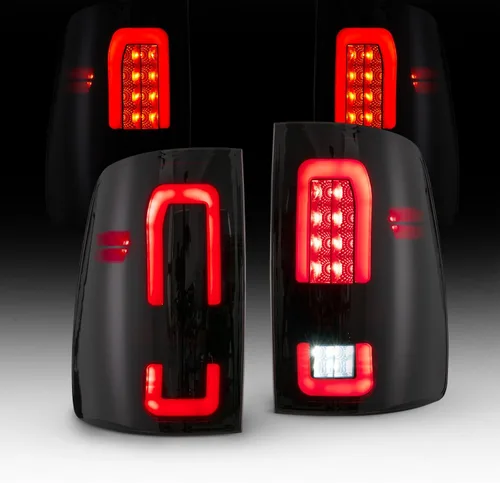 Miniatura 5 de HAKA TOUGH Conjunto de luces traseras LED para Dodge Ram 1500 2009-2018 Dodge Ram 2500/3500 2010-2018 2010-2018 luces traseras ahumadas negras