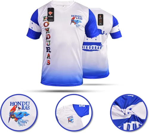 Miniatura 7 de Fury Camiseta de Fútbol Honduras - Honduras Camiseta de Fútbol Honduras Jersey HombresMujeresMujeresUnisex