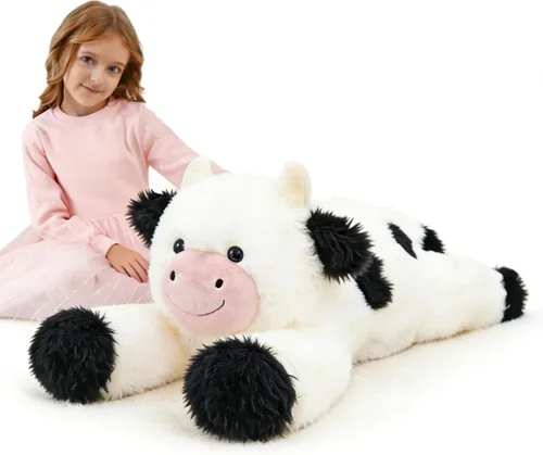 Miniatura 13 de Animales de peluche de cocodrilo gigante, animales de peluche de cocodrilo gigante, juguete de peluche de cocodrilo grande de 52 pulgadas, enorme