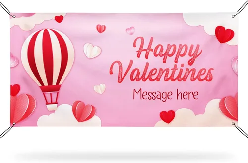 Cartel personalizado para el día de San Valentín, letrero de vinilo personalizado para decoración de San Valentín, decoración de feliz San Valentín