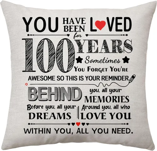 Miniatura 36 de Has Sido Amado por 10 Años Regalo de Cumpleaños para Niñas o Niños Decoración de Cumpleaños Funda de Almohada para Regalo Recordatorio Inspirador