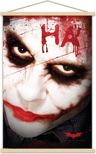 Miniatura 16 de Trends International DC Comics Movie - Póster de pared de The Dark Knight - The Joker Ha in Blood de 14.725 x 22.375 pulgadas, versión enmarcada