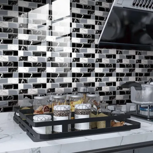 Miniatura 2 de Calcomanías de azulejos autoadhesivas para azulejos de pared, autoadhesivas, impermeables, adecuadas para baño, cámper, encimera, azulejos de 10