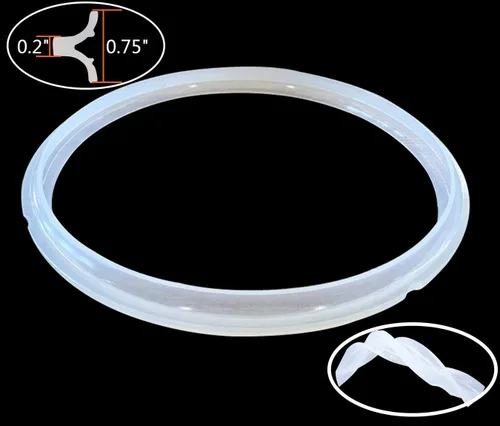 Miniatura 4 de Anillo de sellado de silicona para olla a presión eléctrica de 5 o 6 cuartos de galón (paquete de 3)