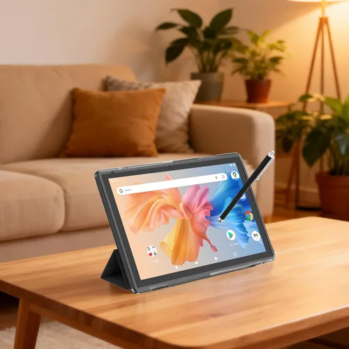 Miniatura 6 de Tableta de 10 pulgadas con estuche Stylus, tabletas Android 15 8 GB RAM 32 GB ROM compatible con 1 TB expandir, tableta de 10.1 pulgadas, incluye