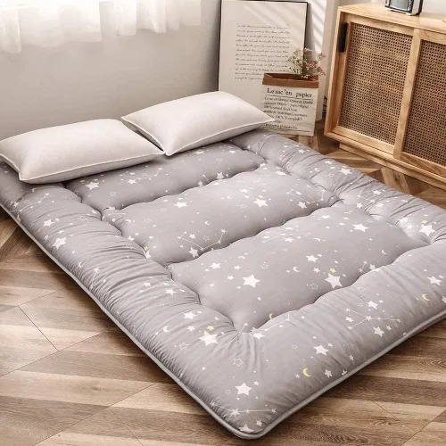 Miniatura 32 de MAXYOYO - Colchón de piso japonés, colchón tipo futón, colchón de tatami grueso, plegable, enrollable, colchón para niños y niñas, para dormitorio