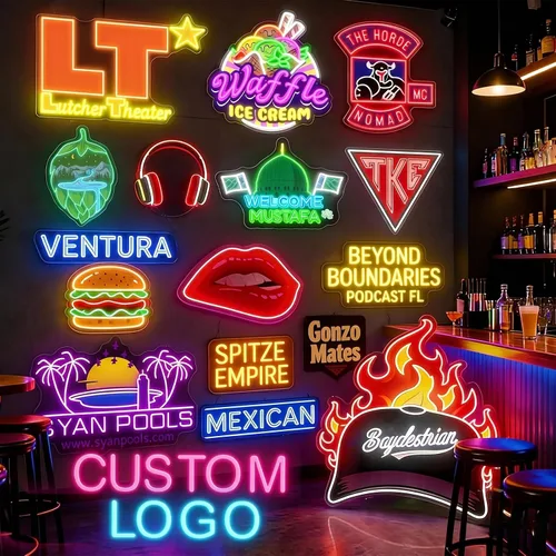 Miniatura 10 de Custom Neon Signs Personalized Neon Name Sign Custom Business Logo Waterproof LED Custom Neon Light Sign for Wedding, Business, Bedroom Wall Decor