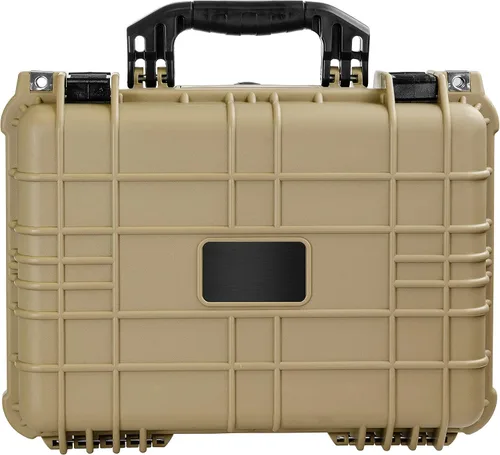 Miniatura 2 de Eylar Engranaje estándar de 16", equipo, estuche rígido para cámara con placa de logotipo personalizada, impermeable con estándares TSA de espuma