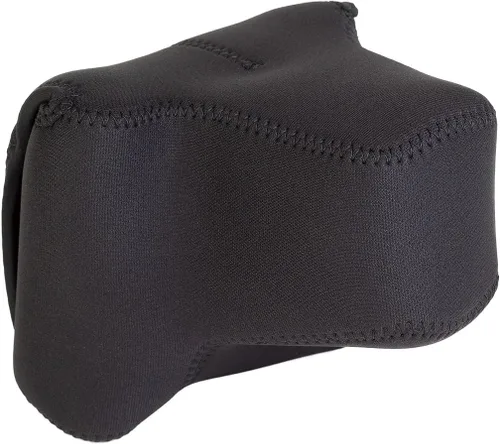 Miniatura 21 de OP/TECH USA Soft Pouch – Funda compacta para cámara digital, bolsa de accesorios ligera, funda de neopreno elegante para DSLR, perfecta para Negro