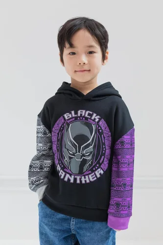 Miniatura 2 de Marvel Avengers Black Panther - Sudadera con capucha de forro polar para niños pequeños y grandes
