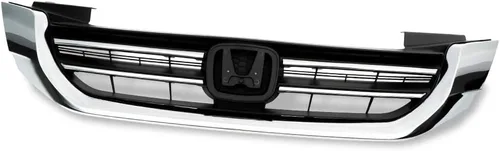 Miniatura 20 de Parrilla delantera superior e inferior cromada compatible con Honda CR-V 2007 2008 2009