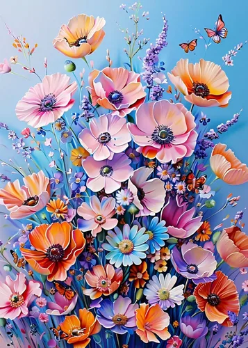 Miniatura 9 de FILASLFT Kits de Arte de Diamante para Adultos Mariposa Luna, Kit de Pintura de Diamantes de Mariposa para Principiantes, Flor de Seta Lunar Punto