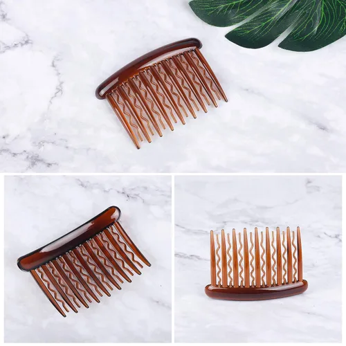 Miniatura 6 de 18 peines de plástico para dientes de pelo, accesorios para el cabello fino