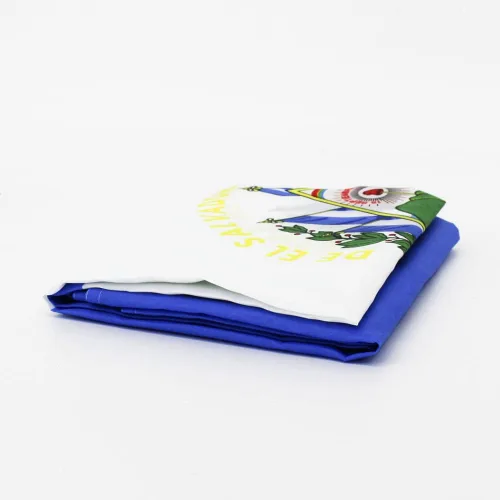 Miniatura 6 de ANJOR Bandera de El Salvador de 3 x 5 pies - Banderas salvadoreñas con ojales de latón 3 x 5 pies