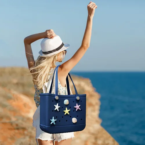 Miniatura 6 de WORBSS - Dijes para bolsa Bogg – Dijes simples y modernos para bolsa de playa – Accesorios Simply Southern Beach Tote Accesorios Inserto decorativo