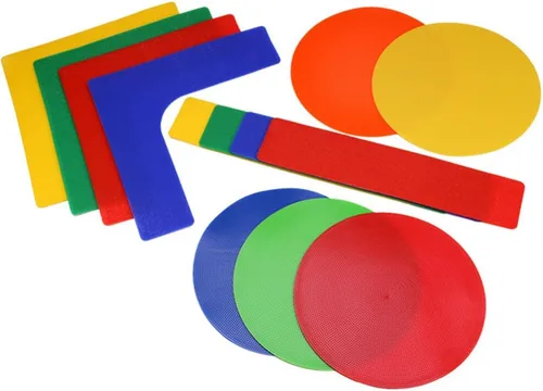 Miniatura 5 de LIOOBO 13 marcadores de puntos para cancha de tenis, líneas de límite, marcadores de punto de pista de pickleball para niños, baloncesto, fútbol