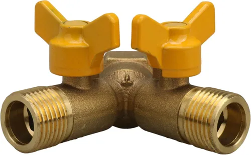 Miniatura 3 de Válvula de gas de un solo puerto con mango de acero 601