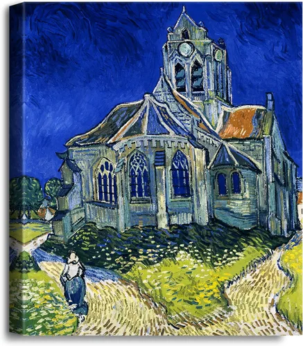 Miniatura 296 de A&T ARTWORK Noche estrellada sobre el Ródano de Vincent Van Gogh. Tamaño del marco: 36 x 30 pulgadas, tamaño de la imagen: 30 x 24 pulgadas