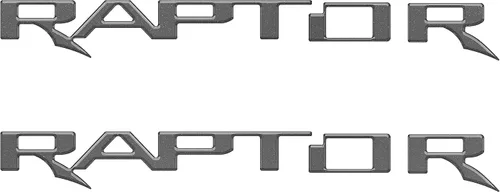 Miniatura 9 de Insertos de emblema para capó - Compatible con Ford F-150/Bronco Raptor 2021-2026 * Color OE: plata icónica