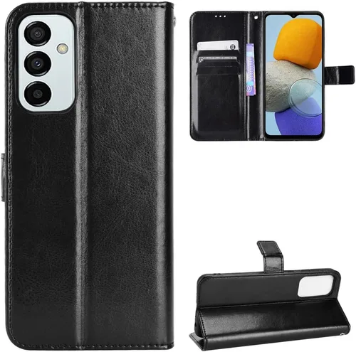 Miniatura 52 de Funda para Boost Mobile Celero 5G + Funda de piel con tapa para Boost Mobile Celero 5G Plus, color negro