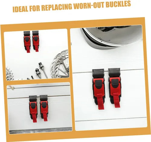 Miniatura 9 de 4pcs Chin Strap Quick Release Buckle: Metal Buckles For Motorcycle Accessories - Easy-pull Design Bike Clip For Fast Release