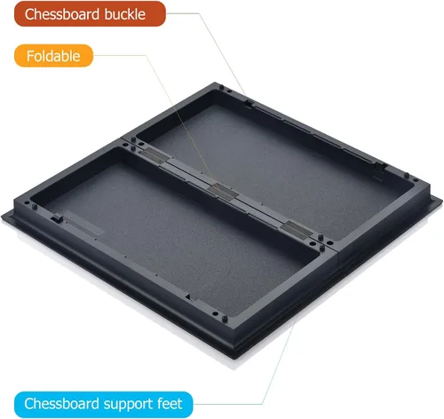 Miniatura 5 de Juegos de Mesa Magnéticos de Serpientes y Escaleras con Tablero Plegable Juegos de Viaje para Niños y Adultos