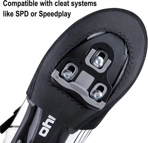 Miniatura 4 de CXWXC Fundas para dedos de ciclismo para hombres y mujeres, fundas para zapatos de ciclismo, impermeables, transpirables, para ciclismo, clima frío