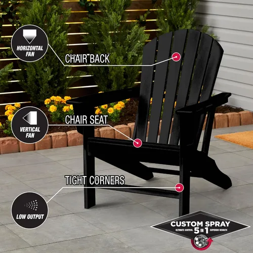 Miniatura 5 de Rust-Oleum 380397 Stops Rust - Pintura en aerosol personalizada 5 en 1, 12 onzas, color negro tinta brillante Tinta brillante negra