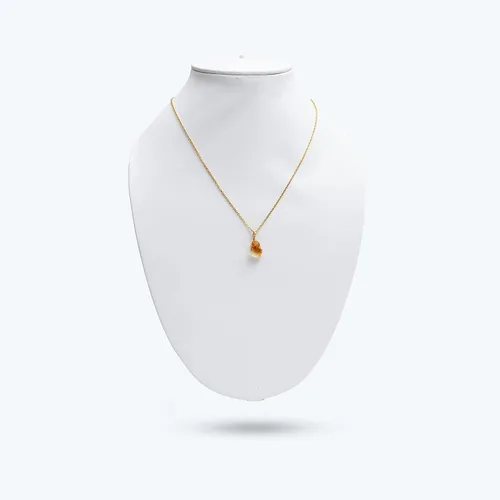 Miniatura 3 de Collar con colgante de plata de ley 925, piedra preciosa natural en bruto del nacimiento, regalo para mujeres, colgante de piedra preciosa auténtica