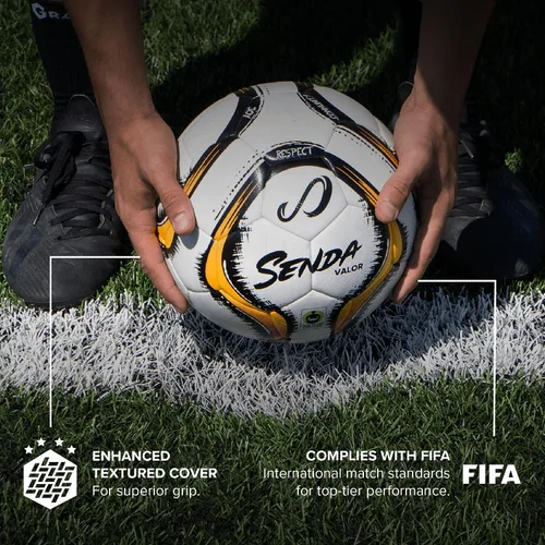Miniatura 2 de SENDA Balón de fútbol Valor Premium, certificado de comercio justo
