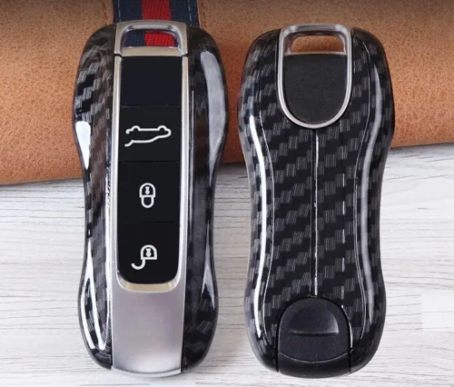 Miniatura 5 de iJDMTOY Exact Fit - Juego de 2 fundas de plástico con acabado de fibra de carbono, compatible con Porsche 2017 en adelante Panamera 19 en adelante