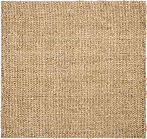 Miniatura 6 de SAFAVIEH Alfombra de Área 9x12 pies - Colección de Fibra Natural - Grande - Marrón Natural, Yute Hecho a Mano, Diseño de Tejido de Canasta (NF401A)